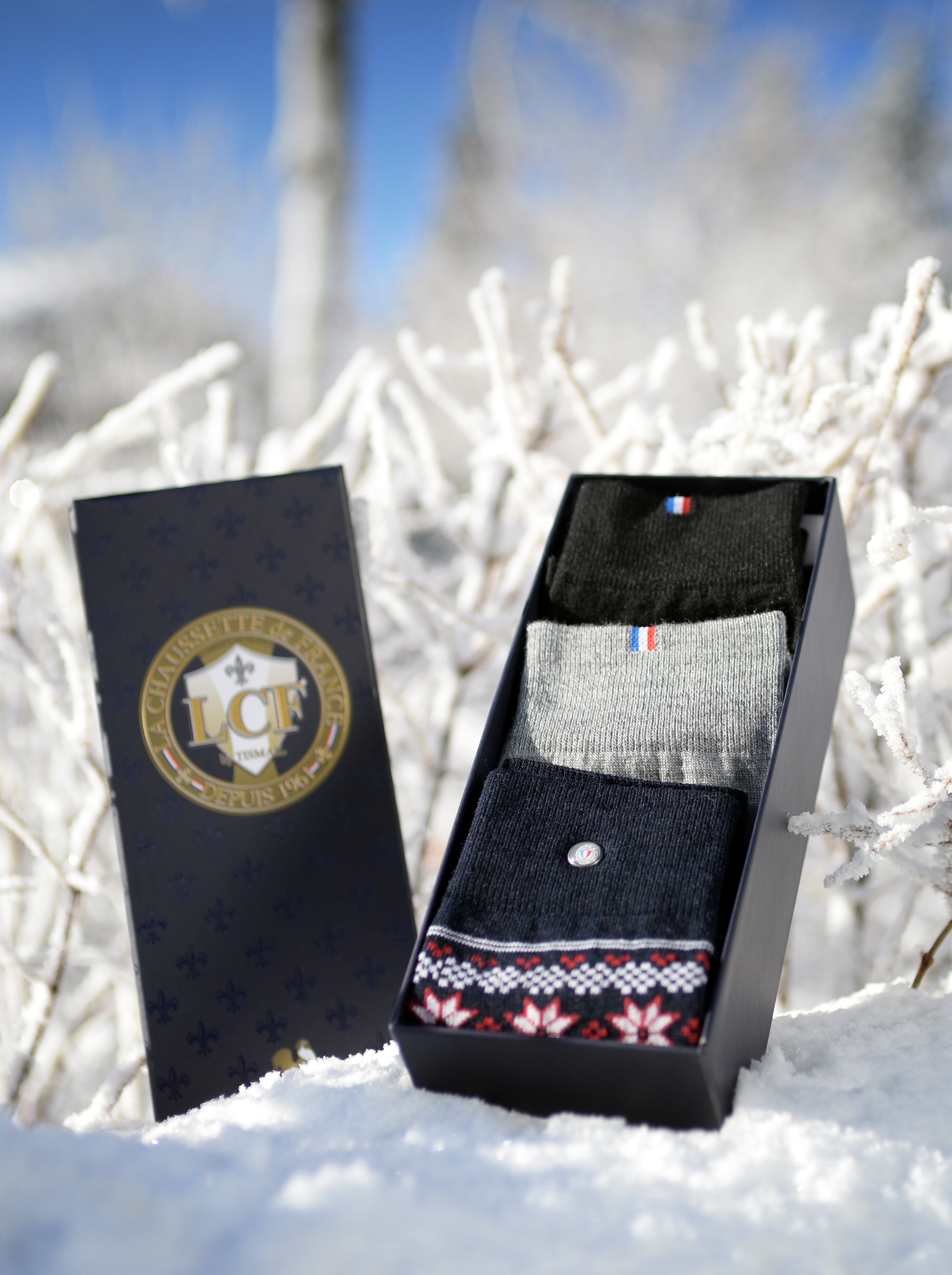 Coffret Luxe Mi Chaussette Homme