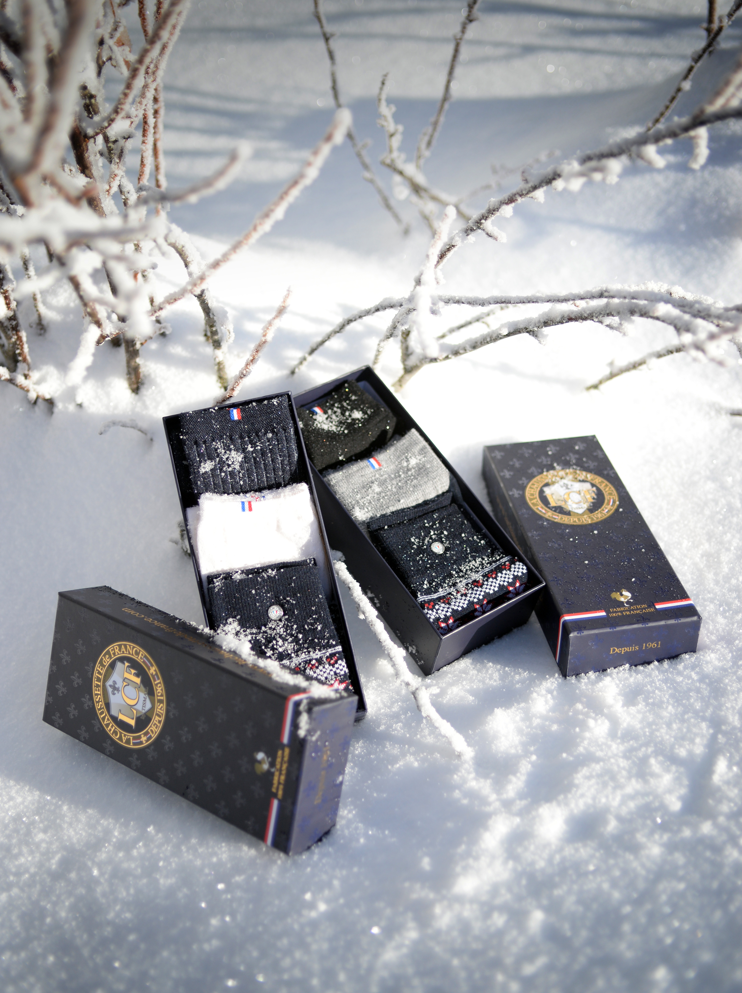 Coffret Luxe Mi Chaussette Homme