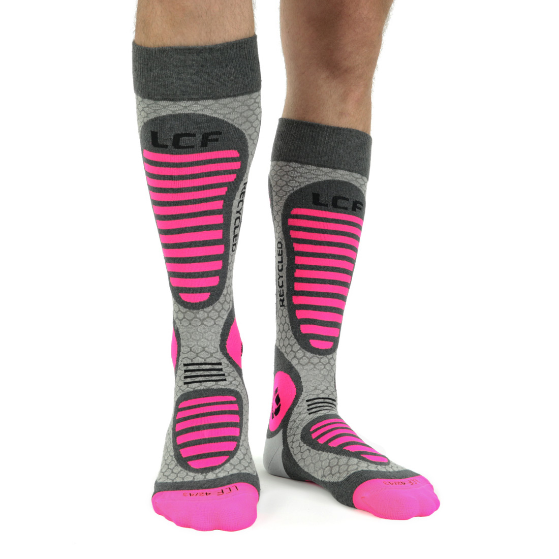 LA CHAUSSETTE DE FRANCE-BIOCERAMIC PINK - Ski socks