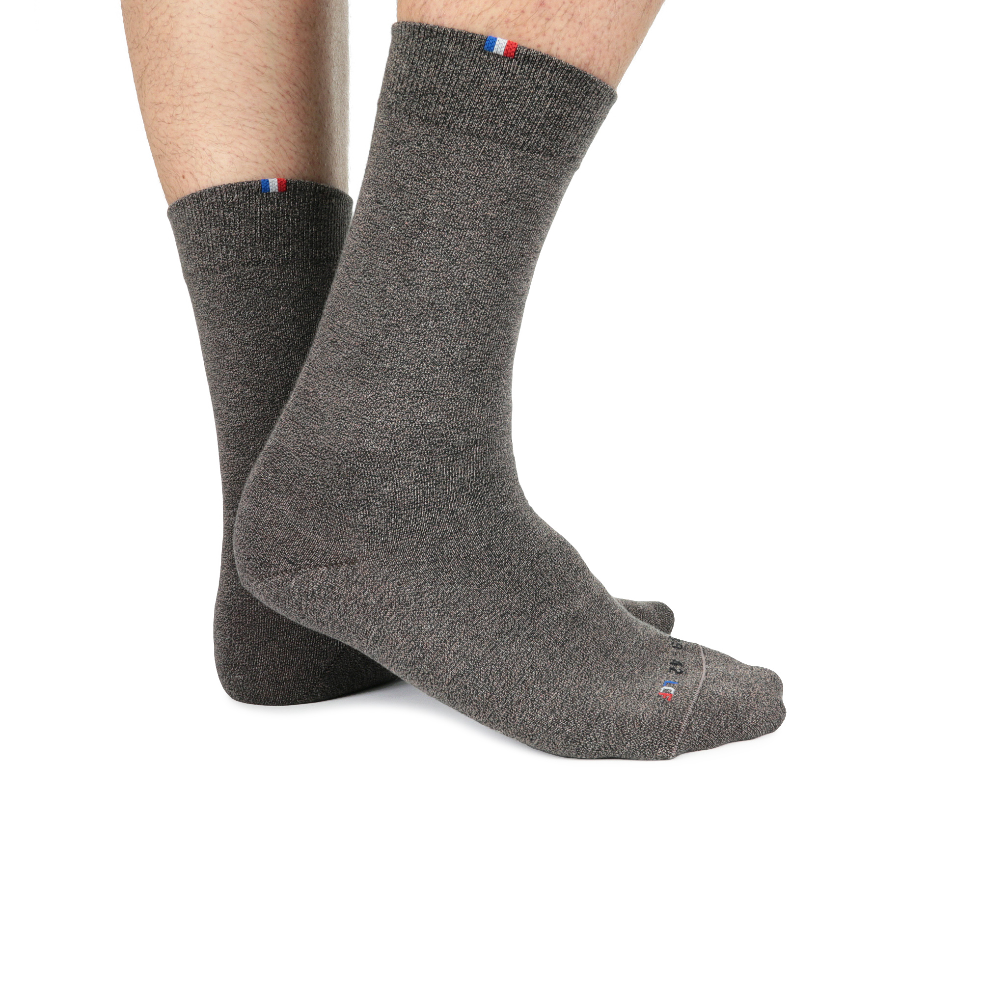 Mi-chaussette Jaspe