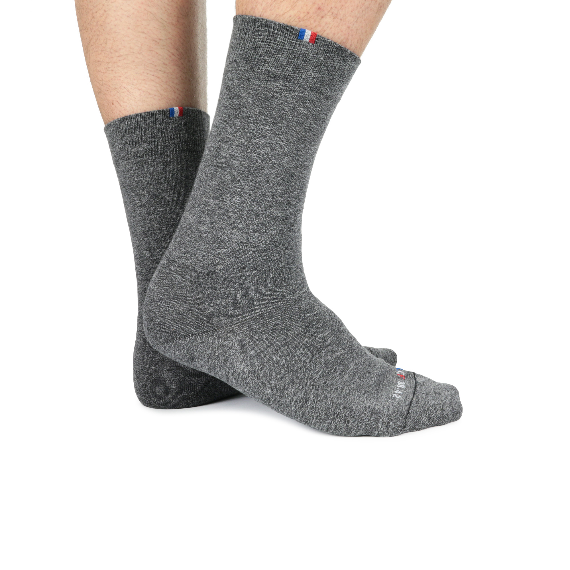 Mi-chaussette Jaspe