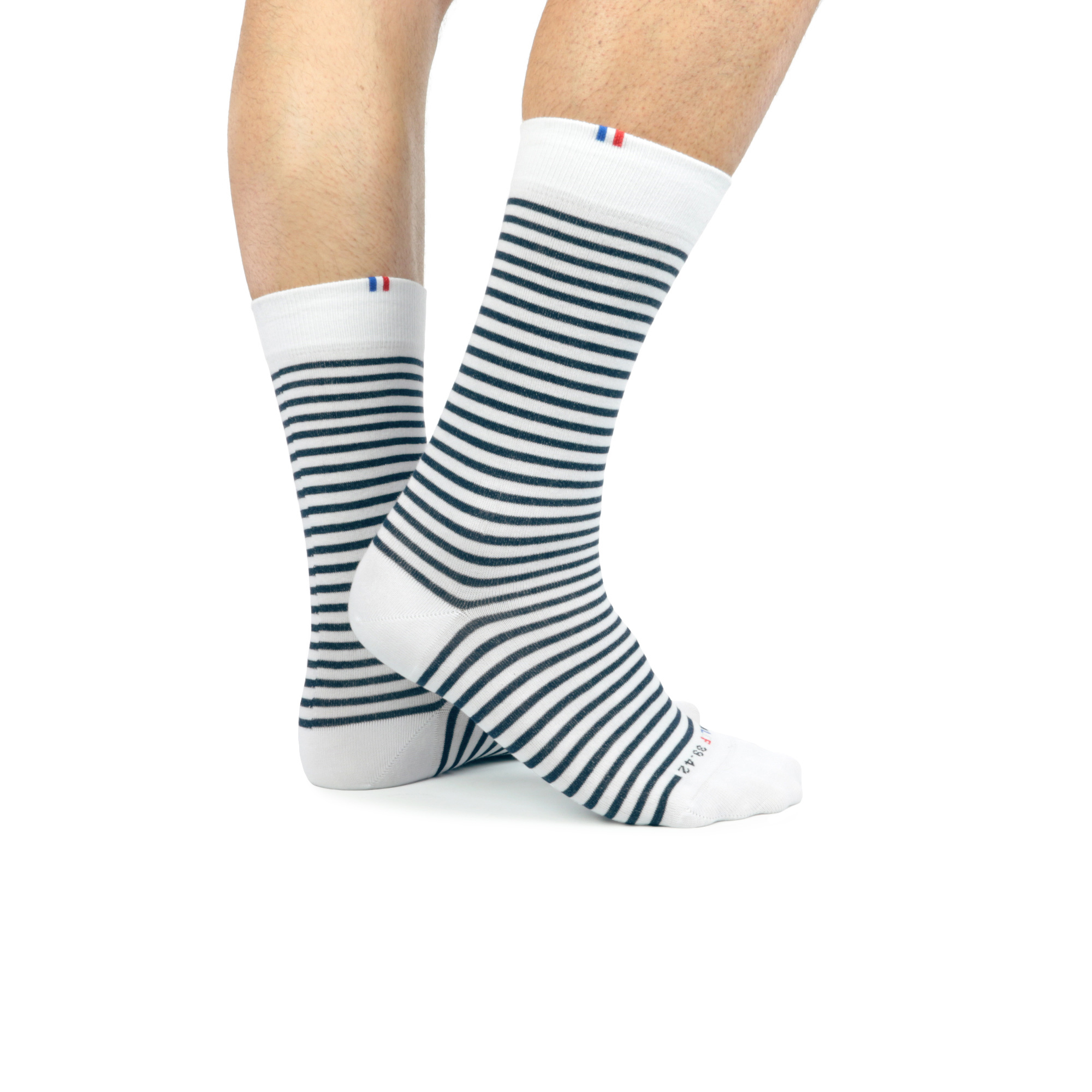 Mi-Chaussette Marinière
